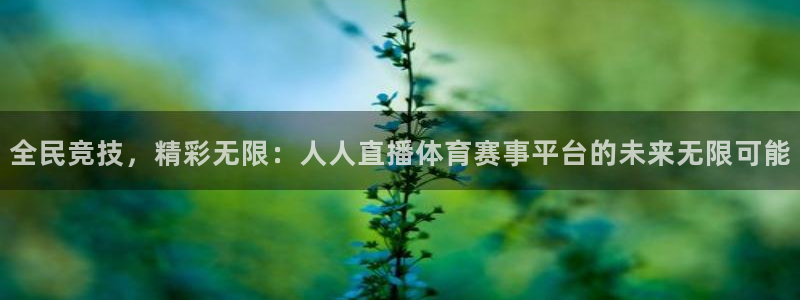 劲爆体育篮球直播：全民竞技，精彩无限：人人直播体育赛事平台的未来无限可能